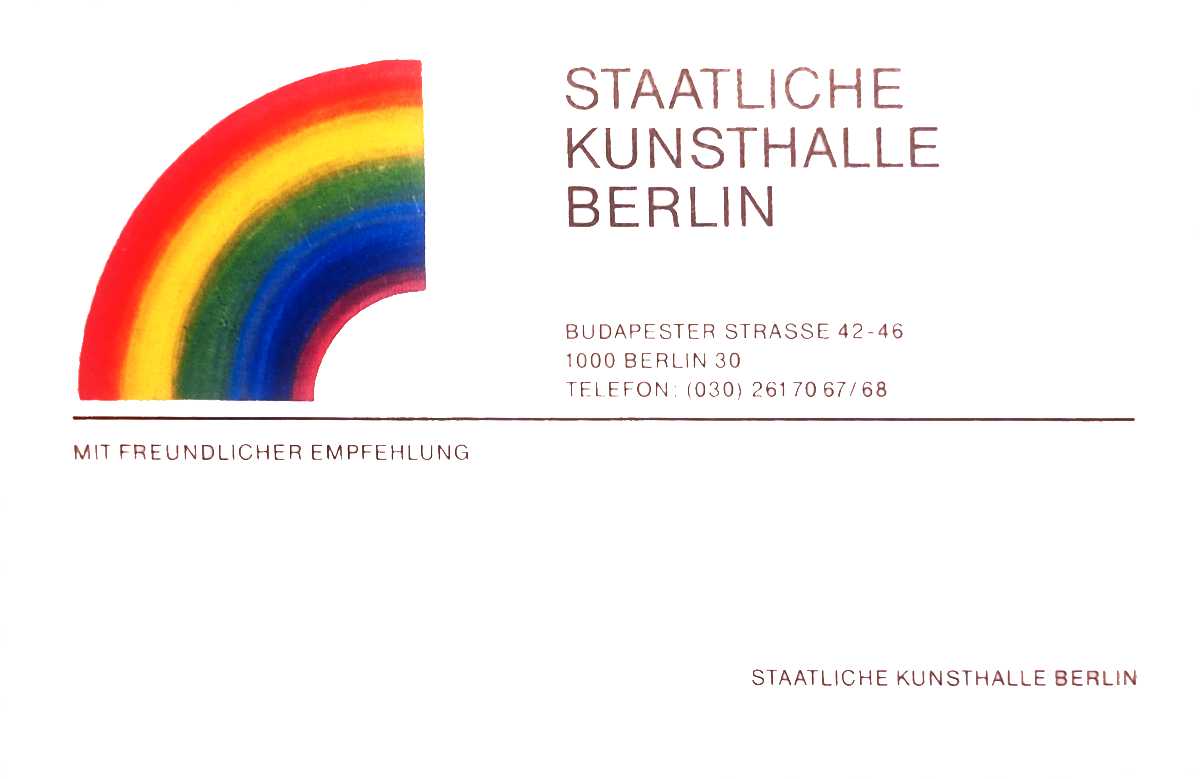Ausstellungsplakate aus der Staatlichen Kunsthalle Berlin
