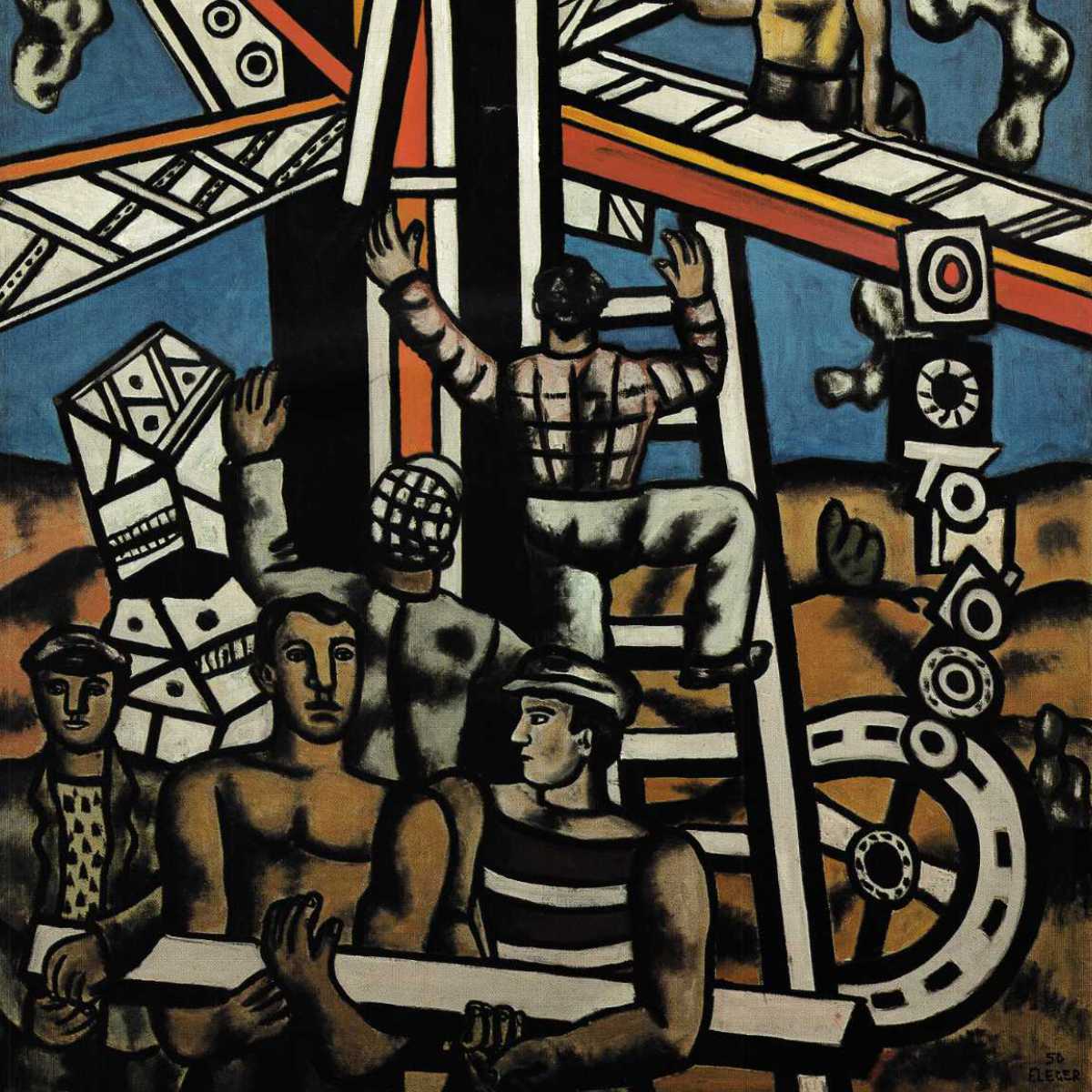 Leger, Fernand - The Construction Workers, 1980