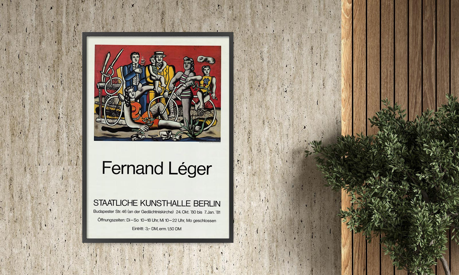 Leger, Fernand - Rest on a Red Background, Staatliche Kunsthalle Berlin, 1980