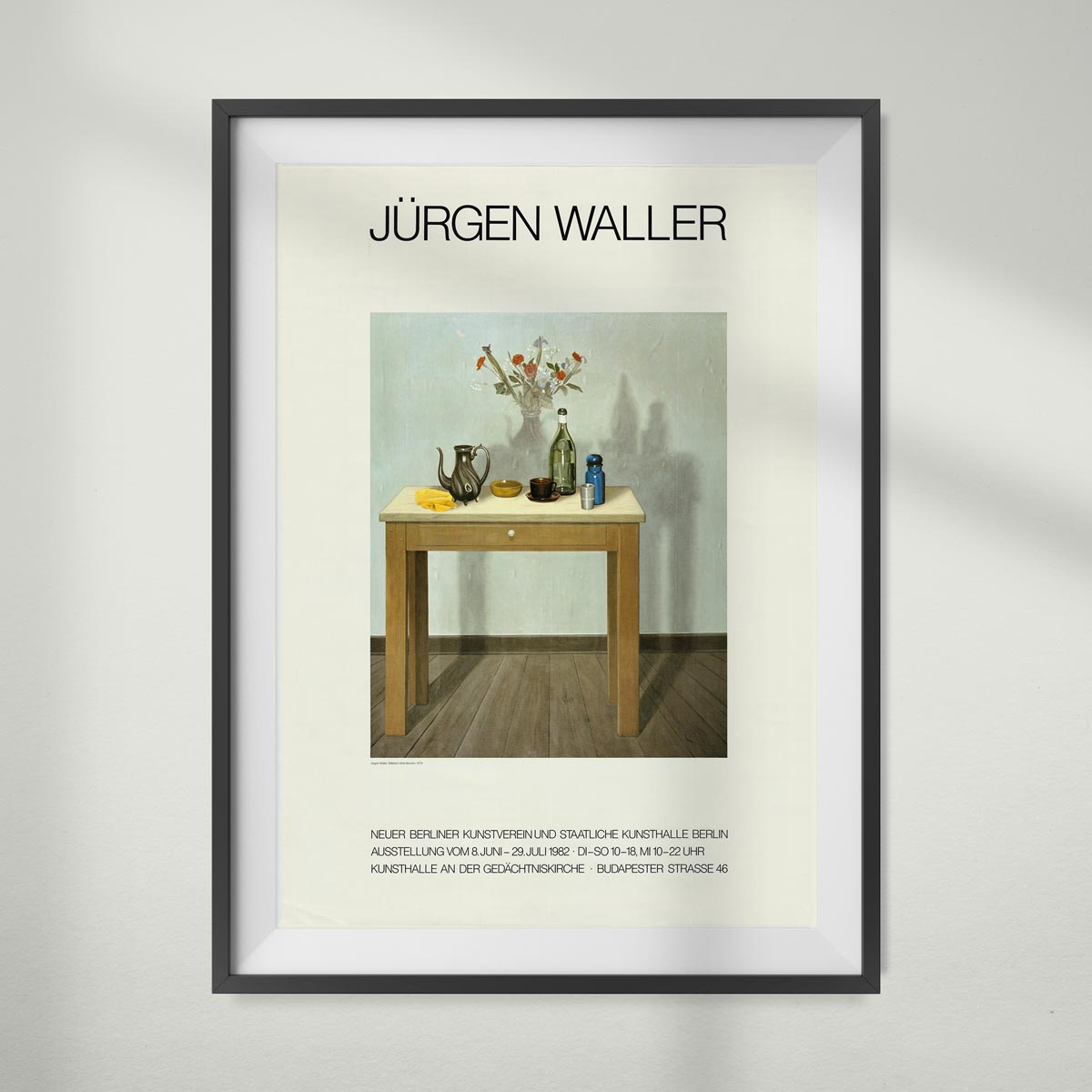 Waller, Jürgen - Ausstellungsplakat Staatliche Kunsthalle Berlin, 1982