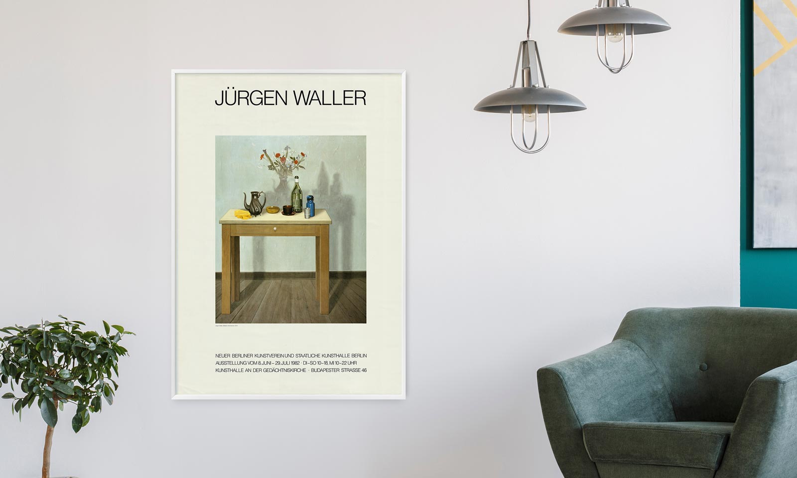 Waller, Jürgen - Ausstellungsplakat Staatliche Kunsthalle Berlin, 1982