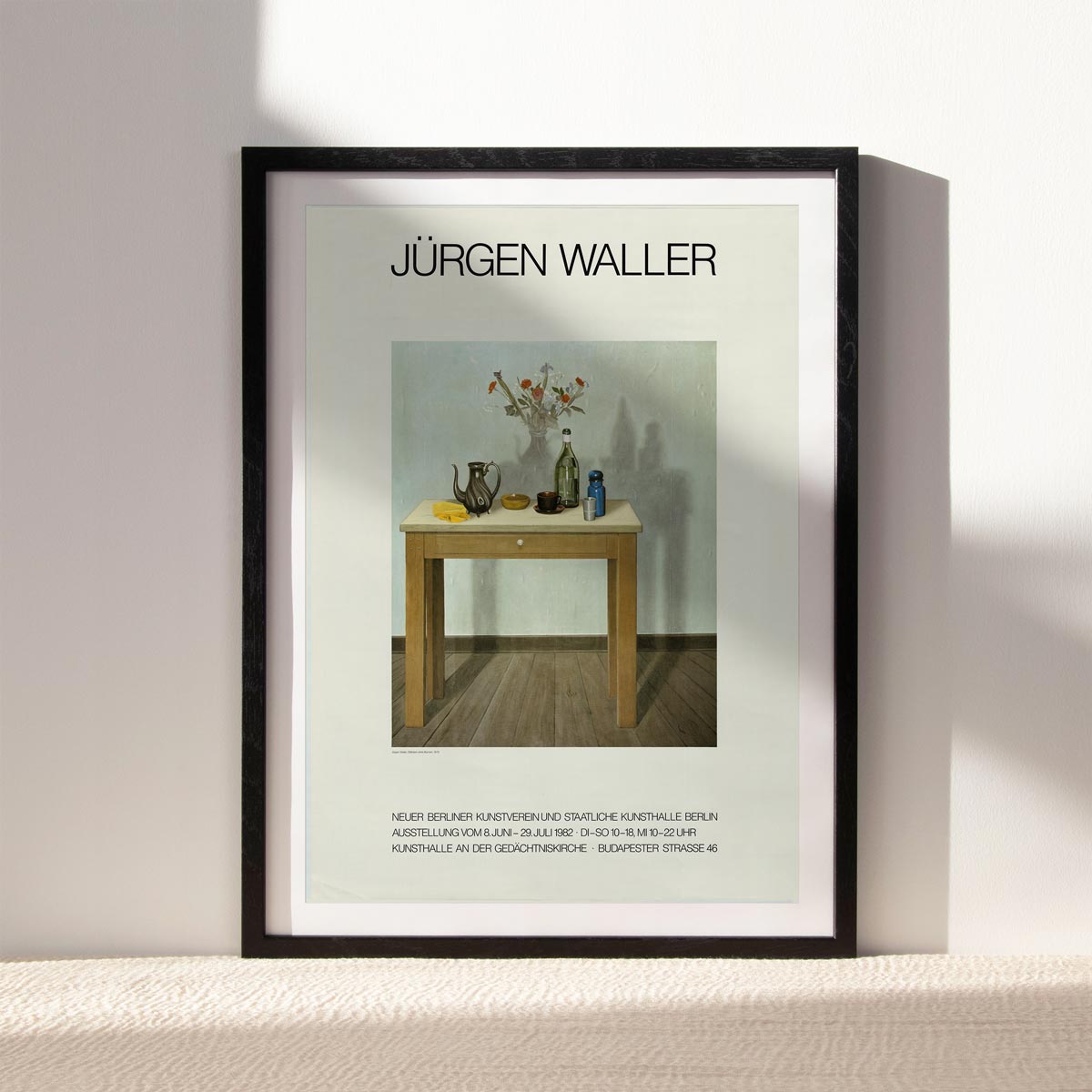Waller, Jürgen - Ausstellungsplakat Staatliche Kunsthalle Berlin, 1982