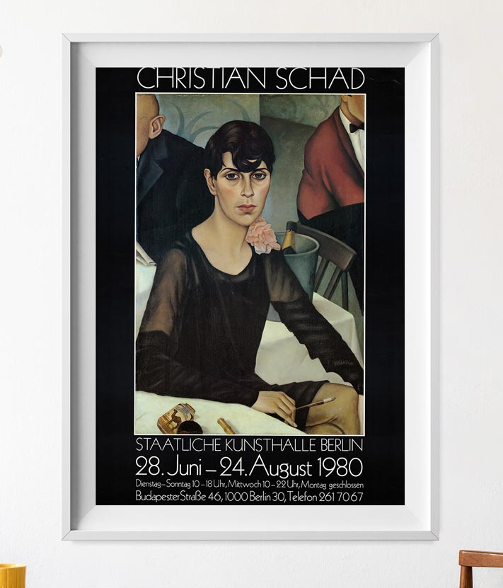 Christian Schad’s „Sonja“ – Ein Meisterwerk der Neuen Sachlichkeit als seltenes Plakat