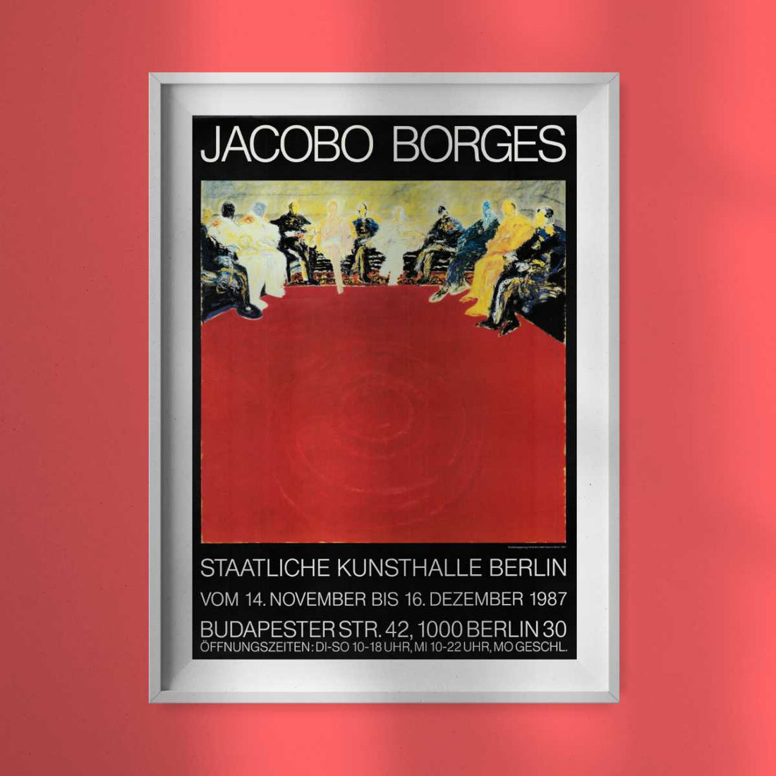 Borges, Jacobo - Wiederbegegnung mit einem roten Kreis in Berlin, 1987