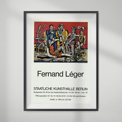Leger, Fernand - Die Rast auf rotem Grund, Staatliche Kunsthalle Berlin, 1980
