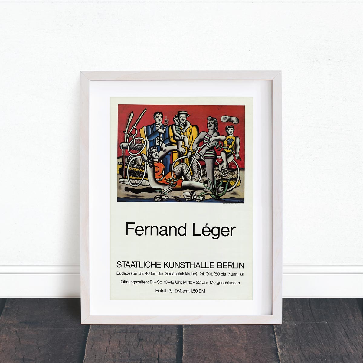 Leger, Fernand - Die Rast auf rotem Grund, Staatliche Kunsthalle Berlin, 1980