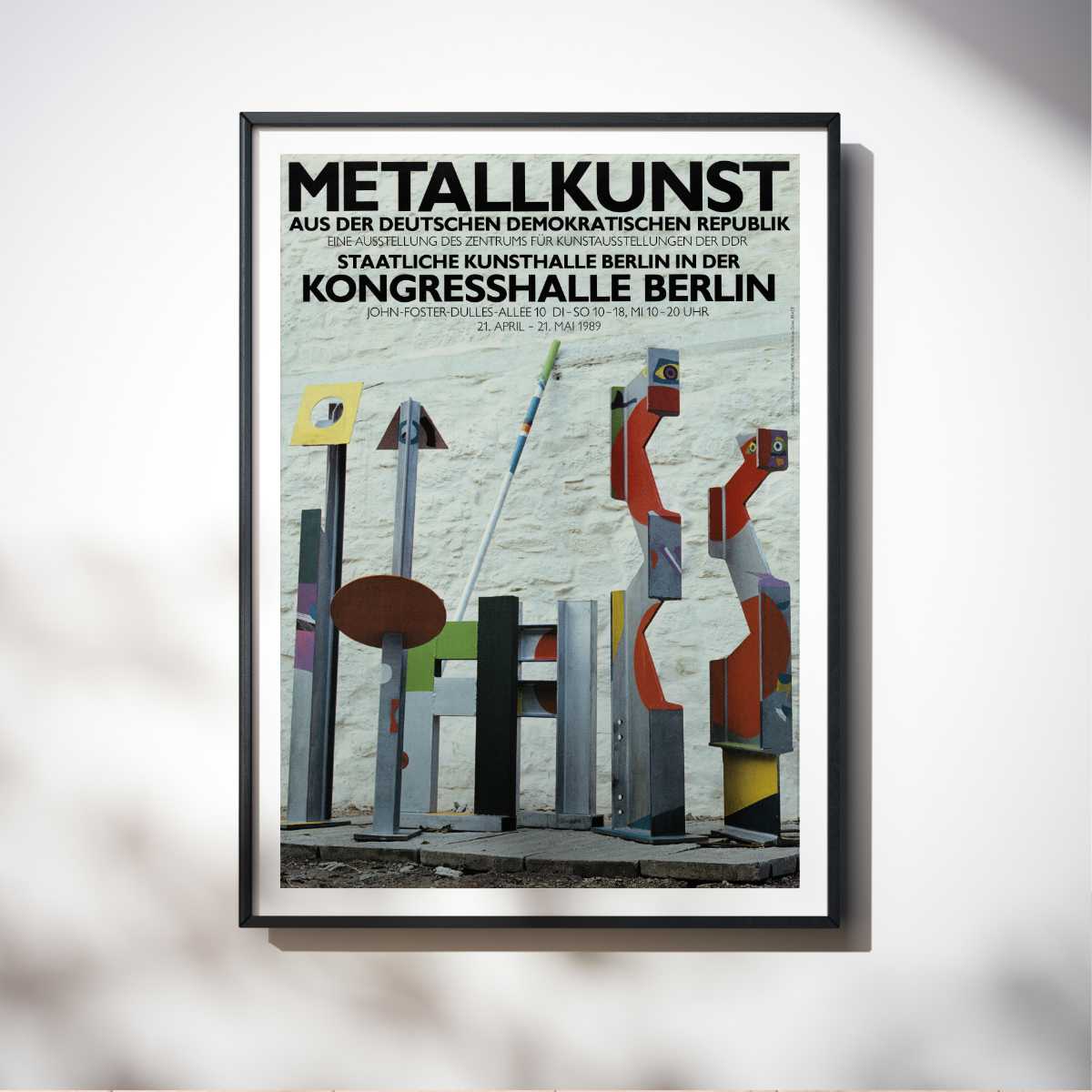 Metallkunst aus der Deutschen Demokratischen Republik. Kongresshalle Berlin 1989