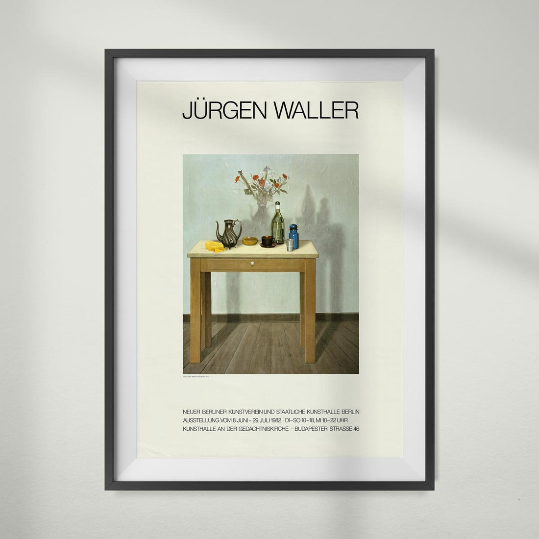 Waller, Jürgen - Exhibition poster Staatliche Kunsthalle Berlin, 1982